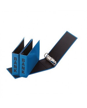 PAGNA Bankordner Basic Colours 40801-06 25x14x5cm Pappe blau