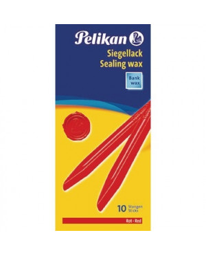Pelikan Siegellack Banklack 15/10 361196 rot 10 St./Pack.