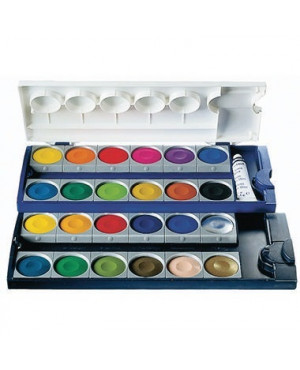 Pelikan Farbkasten 735K/24 720631 24Farben +Deckweiß