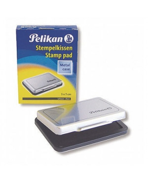 Pelikan Stempelkissen 331066 Gr.3 5x7cm Metallic-Gehäuse schwarz