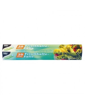 PAPSTAR Frischhaltefolie 14110 29cmx30m Faltschachtel transparent