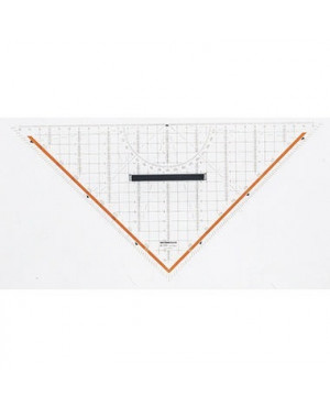 RUMOLD Zeichendreieck 1058 32,5cm Plexiglas transparent