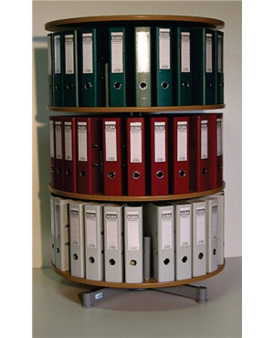 Reef Ordnersäule Typ RE RE081BB3 81cm 3Etagen buche Dekor