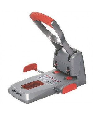 Rapid Registraturlocher HDC150 23000600 Guss silber/orange