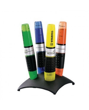 STABILO Textmarker Luminator 7104-2 2-5mm farbig sortiert 4 St./Pack.