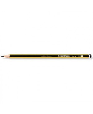 STAEDTLER Bleistift Noris 120-1 B sechskantform gelb/schwarz