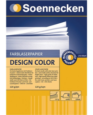 Soennecken Farblaserpapier Design Color 5606 DIN A4 ws 250 Bl./Pack.
