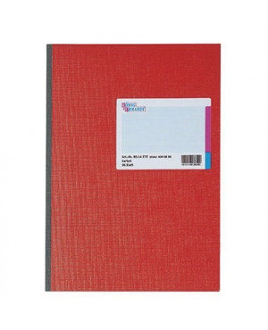 König & Ebhardt Kladde 8614272 DIN A4 kariert 96Blatt rot