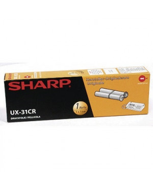 Sharp Thermotransferrolle UX31CR 100Seiten schwarz