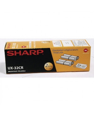 Sharp Thermotransferrolle UX32CR 2x100Seiten schwarz 2 St./Pack.