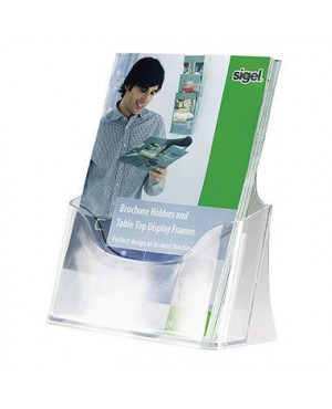 Sigel Prospekthalter LH112 für DIN A5 1Fach Acryl glasklar