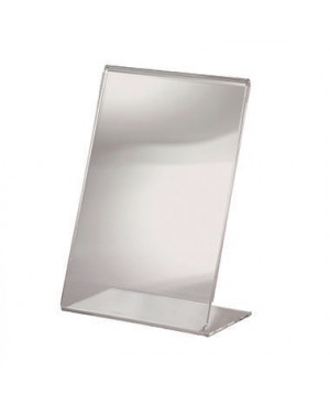 Sigel Tischaufsteller TA214 DIN A6 106x155mm L-Form Acryl glasklar