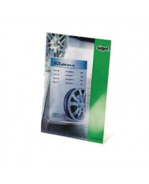 Sigel Tischaufsteller TA210 DIN A4 213x302mm L-Form Arcyl glasklar