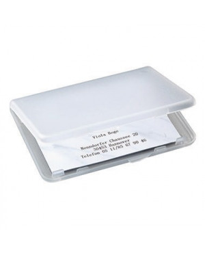 Sigel Visitenkartenetui VA140 89x57mm Kunststoff transparent