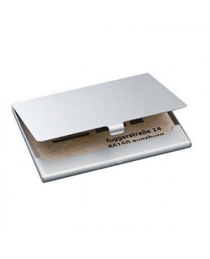 Sigel Visitenkartenetui VZ135 max. 15Karten Aluminium silber