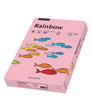 Rainbow Kopierpapier 88042544 A3 80g rosa 500 Bl./Pack.