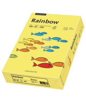 Rainbow Kopierpapier 88042348 A4 120g gelb 250 Bl./Pack.