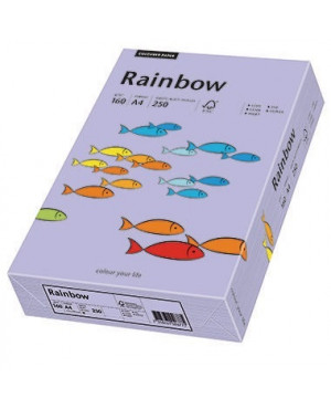 Rainbow Kopierpapier 88042571 A4 160g violett 250 Bl./Pack.