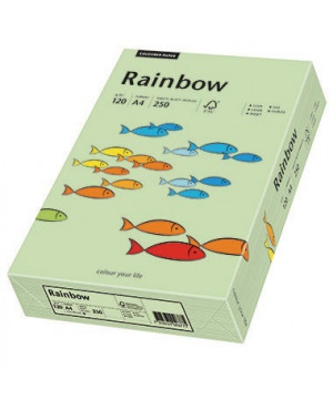 Rainbow Kopierpapier 88042634 A4 120g mittelgrün 250 Bl./Pack.