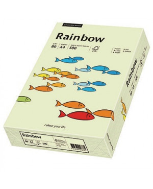 Rainbow Kopierpapier 88042585 A4 80g hellgrün 500 Bl./Pack.