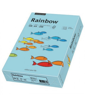 Rainbow Kopierpapier 88042722 A4 120g mittelblau 250 Bl./Pack.