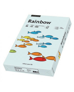 Rainbow Kopierpapier 88042698 A3 80g hellblau 500 Bl./Pack.