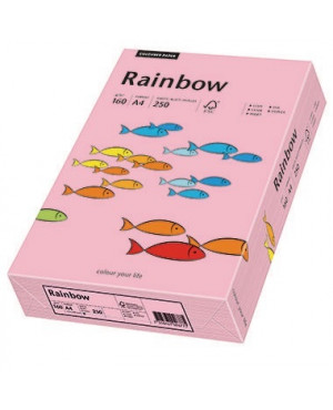 Rainbow Kopierpapier 88042549 A4 160g rosa 250 Bl./Pack.