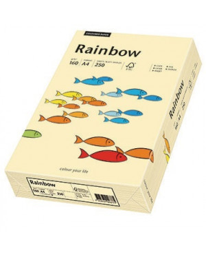 Rainbow Kopierpapier 88042283 A4 160g chamois 250 Bl./Pack.