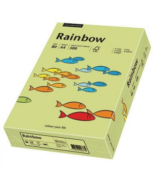 Rainbow Kopierpapier 88042607 A4 80g leuchtgrün 500 Bl./Pack.