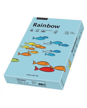 Rainbow Kopierpapier 88042720 A3 80g mittelblau 500 Bl./Pack.