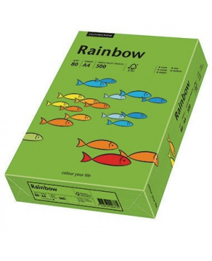 Rainbow Kopierpapier 88042673 A4 80g intensivgrün 500 Bl./Pack.