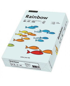 Rainbow Kopierpapier 88042695 A4 80g hellblau 500 Bl./Pack.