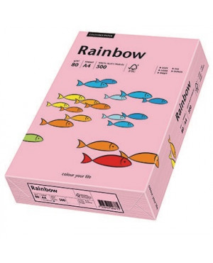 Rainbow Kopierpapier 88042541 A4 80g rosa 500 Bl./Pack.