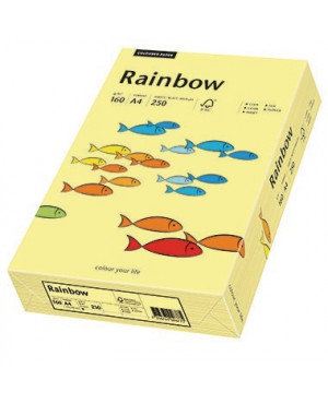 Rainbow Kopierpapier 88042305 A4 160g hellgelb 250 Bl./Pack.
