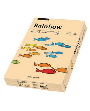Rainbow Kopierpapier 88042500 A3 80g lachs 500 Bl./Pack.