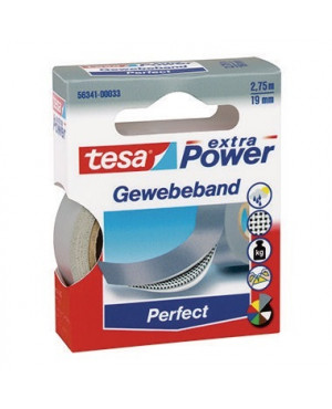 tesa Gewebeband Extra Power Perfect 56341-00033 19mmx2,75m grau