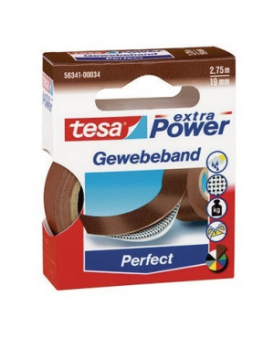 tesa Gewebeband extra Power Perfect 56341-00034 19mmx2,75m braun