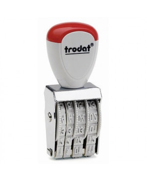 trodat Datumstempel Classic 54216 17x4mm silber