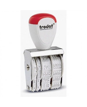 trodat Datumstempel Classic 54070 18x3mm silber