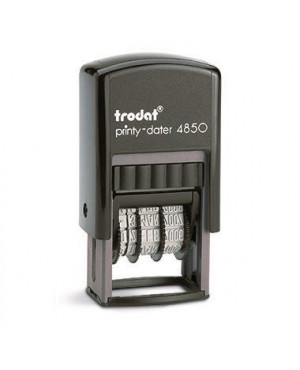 trodat Datumstempel Printy-Dater 76649 23x12mm BEZAHLT sw