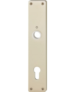 Langschild-Paar 202H F2/neusilberfarbig F2 PZ 92mm