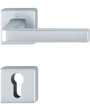 Rosettengrt.Dublin 1124/843KV/843KVS Alu.F1 eck.PZ DIN L/R D/D HOPPE