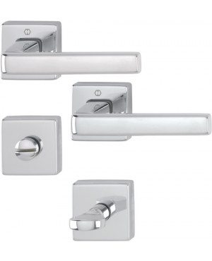 Rosettengrt.Dublin 1124/843KV/843KVS Alu.F249 eck.SK/OL DIN L/R D/D HOPPE