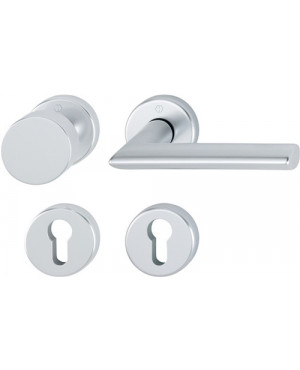 Rosettengrt.Stock.58/42KV/42KVS/1140 Alu.F1 rd.PZ DIN L/R fl.D/K HOPPE