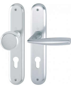 Langschildgarnitur Vitória 53/273P/1515 Alu. F1 PZ 72mm DIN L/R