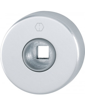 Drückerrosetten-Paar 42KV Alu.F1 Schildstärke 9mm rd.rd.