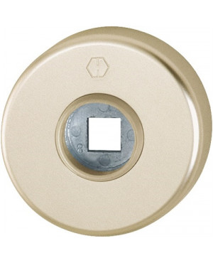 Drückerrosetten-Paar 42KV Alu.F2 Schildstärke 9mm rd.rd.