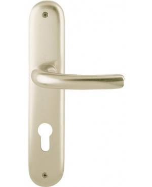 Langschildgarnitur Tôkyô 1710/273P Alu. F2 PZ 72mm DIN L/R