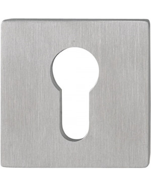 Schlüsselrosetten-Paar E848S-SK VA F69 Schildstärke 2mm PZ quad.