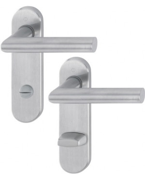 Kurzschildgarnitur Ams.E1400Z/353K VA F69 Bad SK/OL Drückergarnitur HOPPE